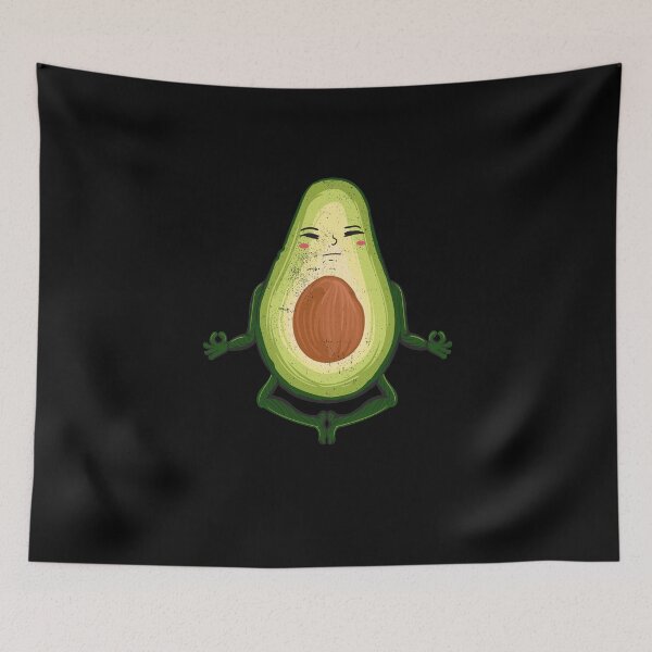 Item preview, Funny Yoga Teacher Vegan Meditation Lover Gift Avocado Yoga designed and sold by Captain Mood.