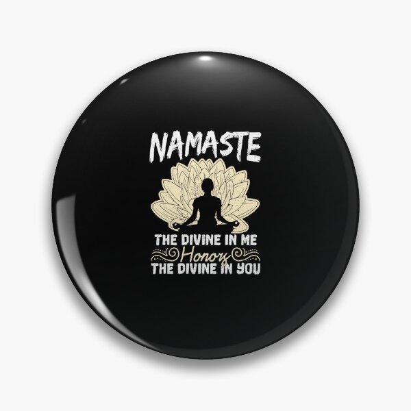 Item preview, Namaste Yoga Gift Yoga Lover The Divine In Me Yogi designed and sold by Captain Mood.