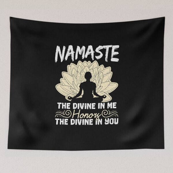 Item preview, Namaste Yoga Gift Yoga Lover The Divine In Me Yogi designed and sold by Captain Mood.