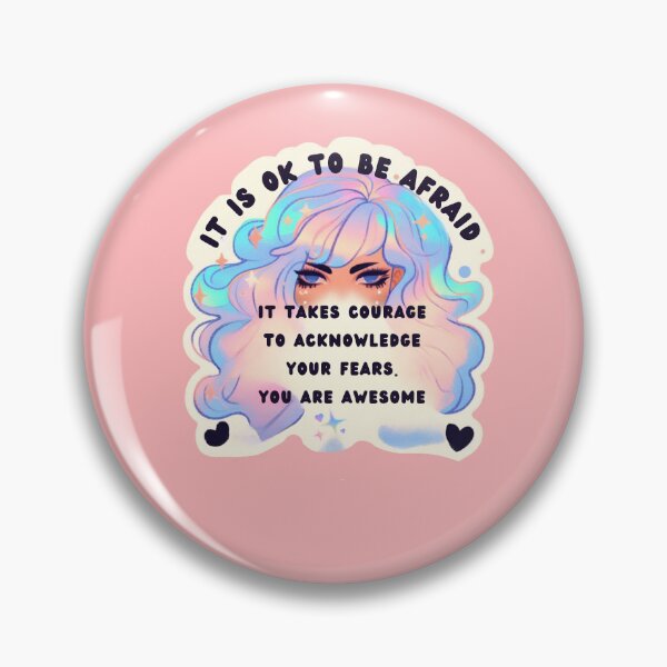 Item preview, Pastel Holographic Watercolor Sticker: Validating Fear, Normalizing Emotion designed and sold by Queueka.
