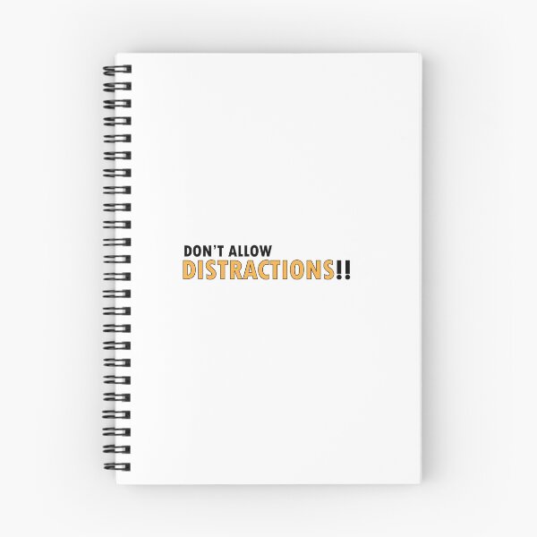 Item preview, don't allow distractions. designed and sold by Positive Mindzet!.