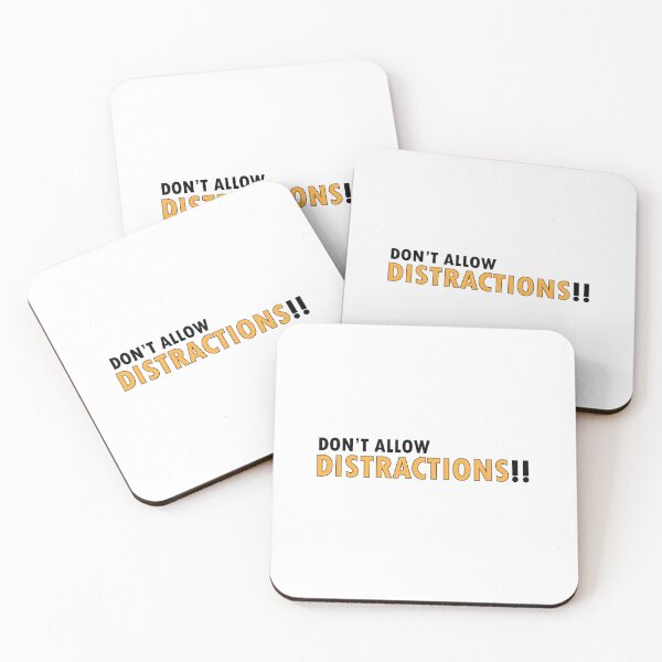 Item preview, don't allow distractions. designed and sold by Positive Mindzet!.