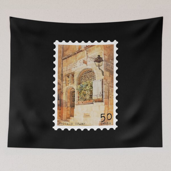 Item preview, Watercolor, Vintage Stamp designed and sold by RabbitK.