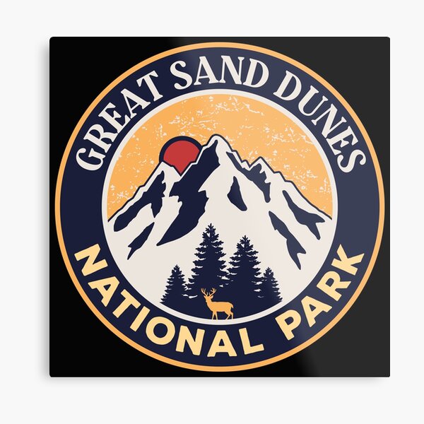 Item preview, Great Sand Dunes National Park-Vintage designed and sold by graphic-map.