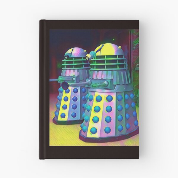 Item preview, Colourful Daleks art portrait designed and sold by Pinkgnomie.