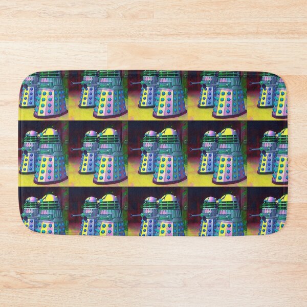 Item preview, Colourful Daleks art portrait designed and sold by Pinkgnomie.