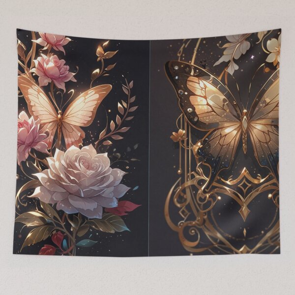 Item preview, Rose and butterflies. designed and sold by PatDoArt.