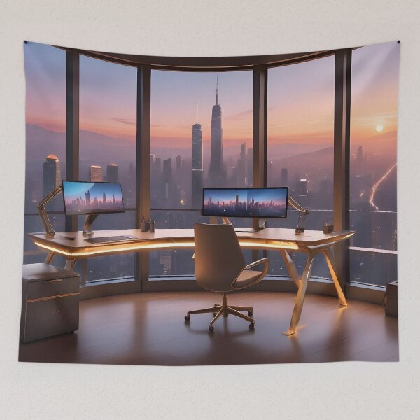 Item preview, Futuristic Office Design designed and sold by papi1998.