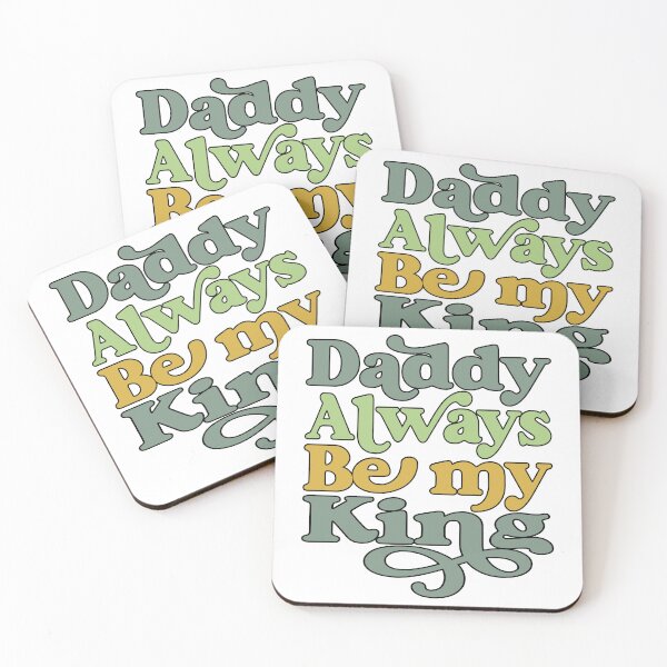 Item preview, DADDY ALWAYS BE MY KING, BLACK DESIGN designed and sold by Rejiboustarts.