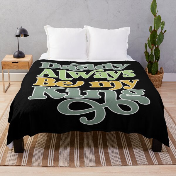 Item preview, DADDY ALWAYS BE MY KING, WHITE DESIGN designed and sold by Rejiboustarts.