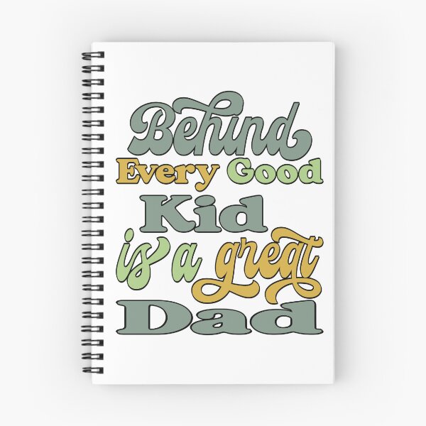 Item preview, BEHIND EVERY GOOD KID IS A GREAT DAD, BLACK DESIGN designed and sold by Rejiboustarts.