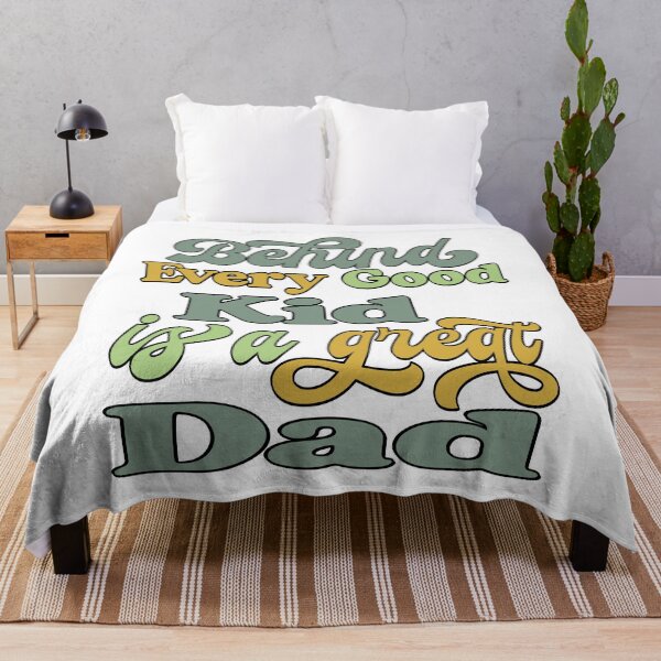 Item preview, BEHIND EVERY GOOD KID IS A GREAT DAD, BLACK DESIGN designed and sold by Rejiboustarts.