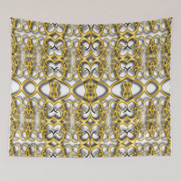 Item preview, Pattern of a gold lattice or perforated screen designed and sold by Robin3DT.