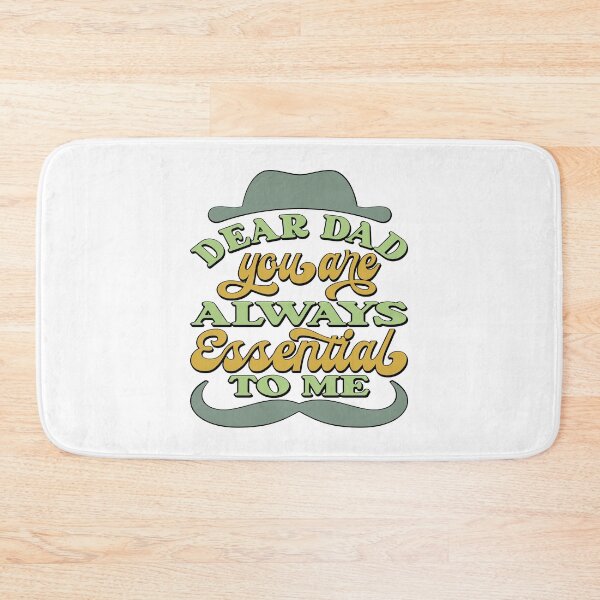 Item preview, DEAR DAD YOU ARE ALWAYS ESSENTIAL TO ME, BLACK DESIGN designed and sold by Rejiboustarts.
