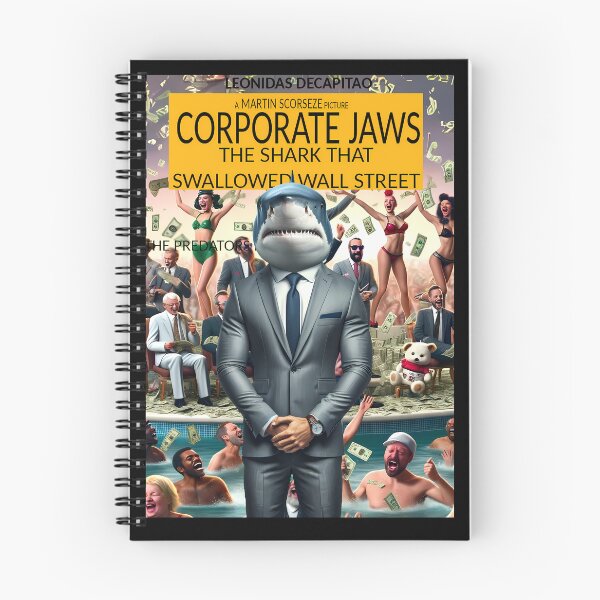 Item preview, Corporate Jaws: Wall Street Frenzy designed and sold by CoolCrazyQuirky.