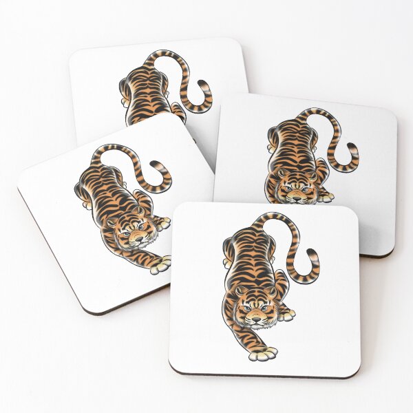 Item preview, Tattoo style tiger designed and sold by Manxcraft.