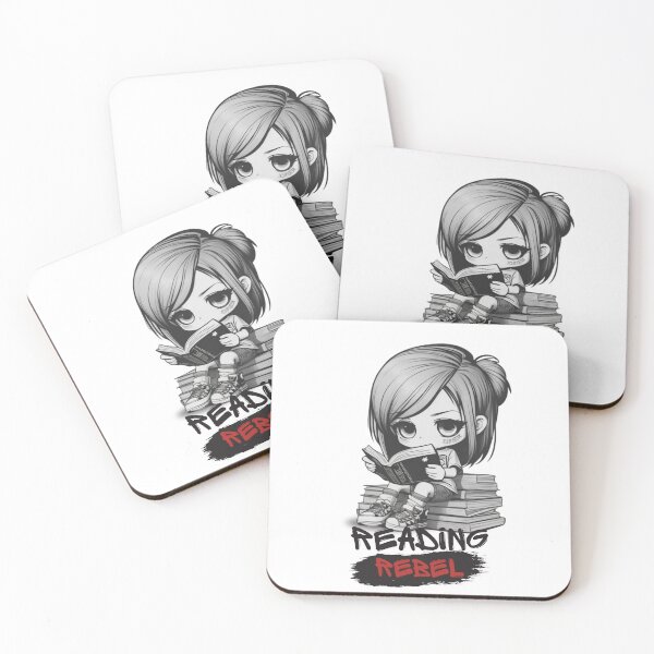 Item preview, Chibi Girl Reader &  "Reading Rebel" designed and sold by MusesWhispers.