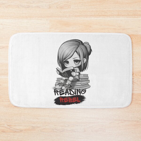 Item preview, Chibi Girl Reader &  "Reading Rebel" designed and sold by MusesWhispers.