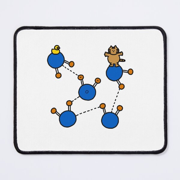 Item preview, a Cat and a Duck in the water molecule designed and sold by superbaechoo.