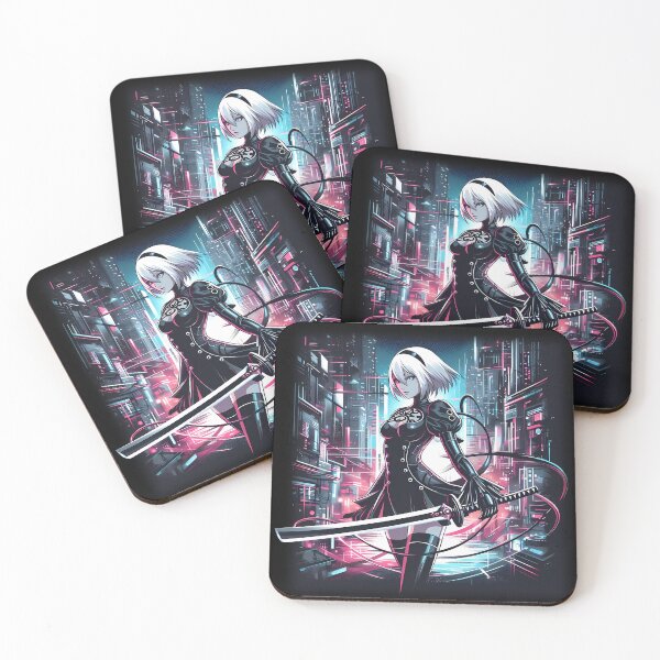 Item preview, Android Girl Sword Cyber Art designed and sold by fambrostore.