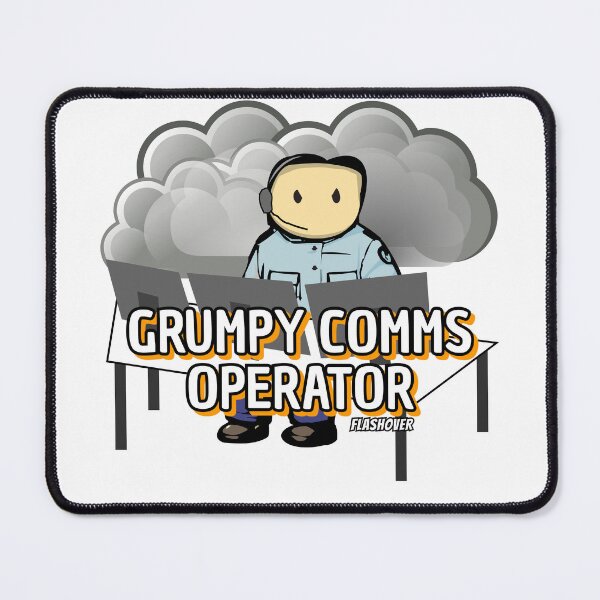 Item preview, Grumpy Comms Operator - Stormy Edition designed and sold by Flashover.
