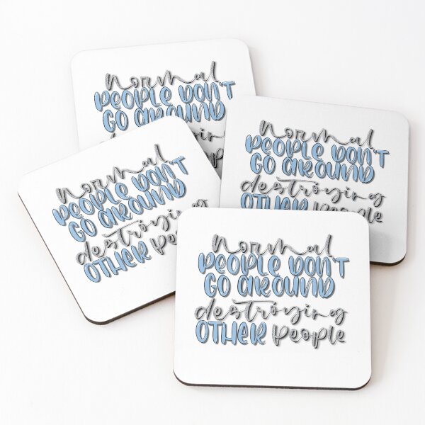 Item preview, Normal People Don’t Go Around Destroying Other People designed and sold by anneartchive.