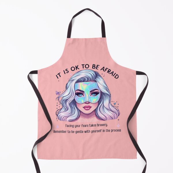 Item preview, Pastel Holographic Watercolor Sticker: Validating Fear, Normalizing Emotion designed and sold by Queueka.
