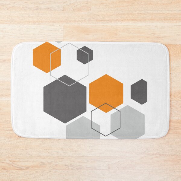 Item preview, Colour Palette Geometric Symphony - Organge and Grey designed and sold by TheKangiri.
