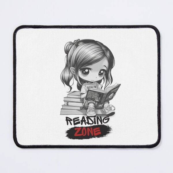 Item preview, Chibi Girl Reader &  "Reading Zone" designed and sold by MusesWhispers.