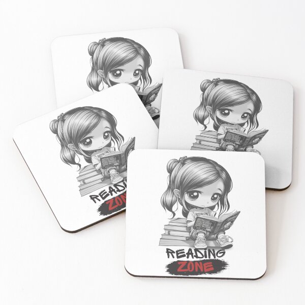 Item preview, Chibi Girl Reader &  "Reading Zone" designed and sold by MusesWhispers.