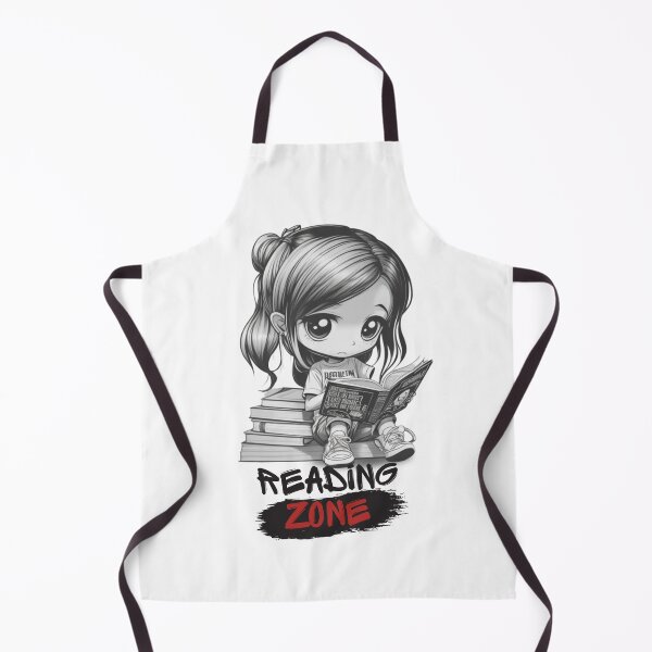 Item preview, Chibi Girl Reader & "Reading Zone" designed and sold by MusesWhispers.