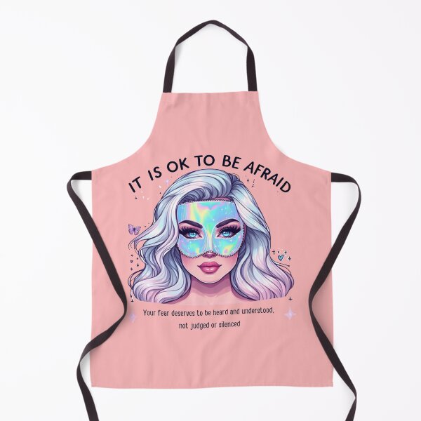 Item preview, Pastel Holographic Watercolor Sticker: Validating Fear, Normalizing Emotion designed and sold by Queueka.