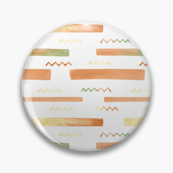 Item preview, Serene Stripes and Zigzags: Light Brown and Green Pattern designed and sold by Lessonsprint.