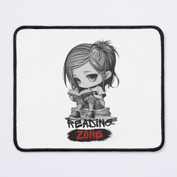 Item preview, Chibi Girl Reader &  "Reading Zone" designed and sold by MusesWhispers.