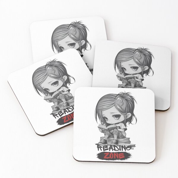 Item preview, Chibi Girl Reader &  "Reading Zone" designed and sold by MusesWhispers.