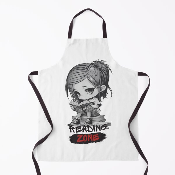 Item preview, Chibi Girl Reader & "Reading Zone" designed and sold by MusesWhispers.