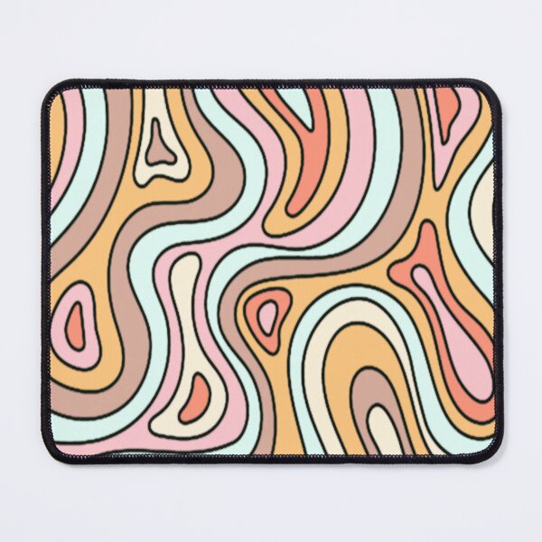 Item preview, Pastel Orange Trippy Swirls designed and sold by everything4eva.