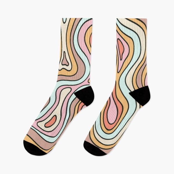 Item preview, Pastel Orange Trippy Swirls designed and sold by everything4eva.