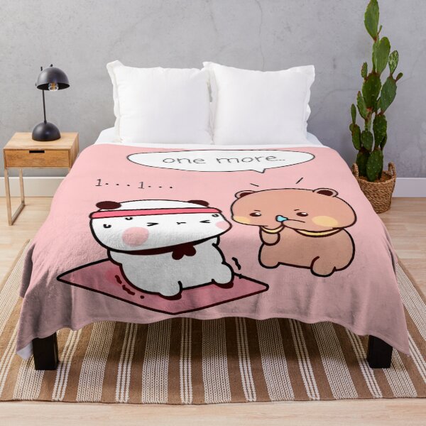 Item preview, Bubu and Dudu Workout, Health, wealth, Mental peace, Encouraging Panda Persuades Bear to Exercise  designed and sold by FEBRICAST.