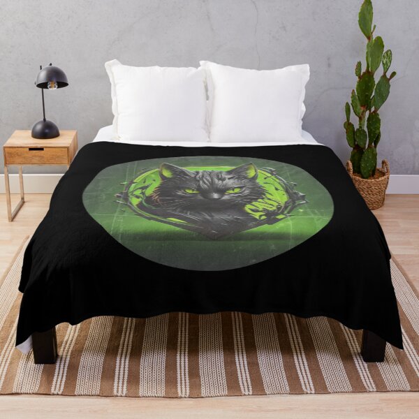 Item preview, Whimsical Black Cat designed and sold by Influcoast.