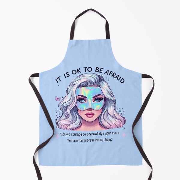 Item preview, Pastel Holographic Watercolor Sticker: Validating Fear, Normalizing Emotion designed and sold by Queueka.