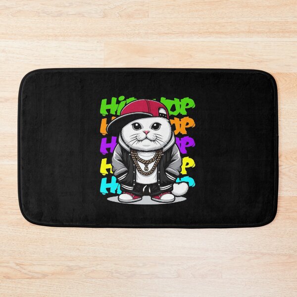 Item preview, Hip Hop Cat designed and sold by Ikibrai.