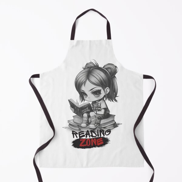 Item preview, Chibi Girl Reader & "Reading Zone" designed and sold by MusesWhispers.