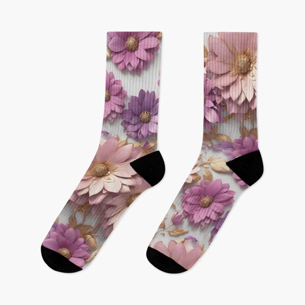 Item preview, Pink white gold floral pattern, romance love designed and sold by icemanphotos.
