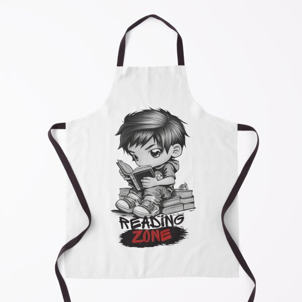 Item preview, Chibi Boy Reader & "Reading Zone" designed and sold by MusesWhispers.