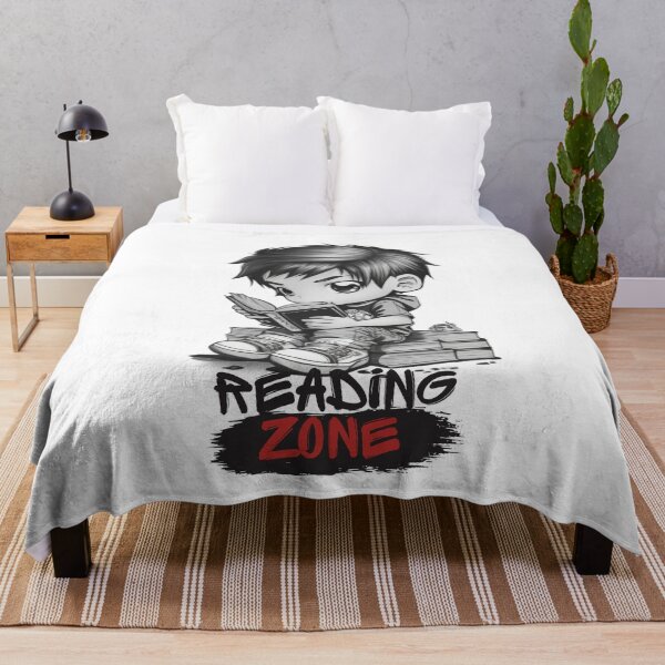 Item preview, Chibi Boy Reader &  "Reading Zone" designed and sold by MusesWhispers.