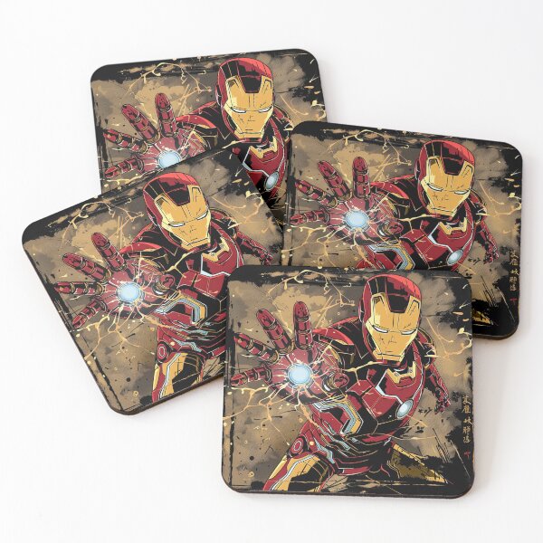 Item preview, Iron man illustration in the style of Eiichiro Oda. designed and sold by HANGLEMAN.