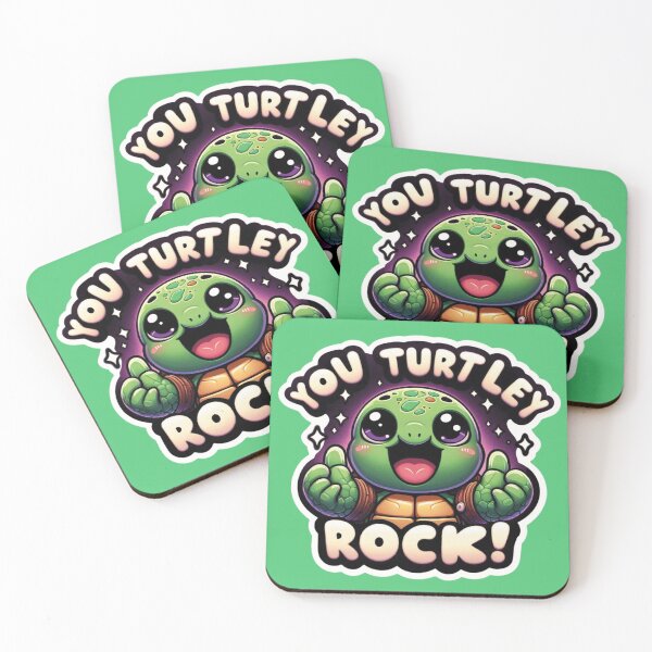Item preview, Turtley Rock! Encouragement Positivity Graphic designed and sold by Inspirahawke.