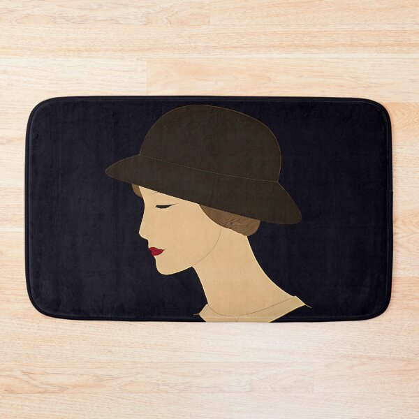 Item preview, Minimalist Modern Abstract Face: simple design art print designed and sold by DepartToArt.