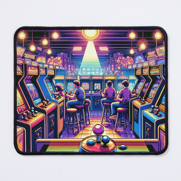 Item preview, Retro Arcade Paradise: Neon Nights and Pixelated Dreams designed and sold by Koalangel.